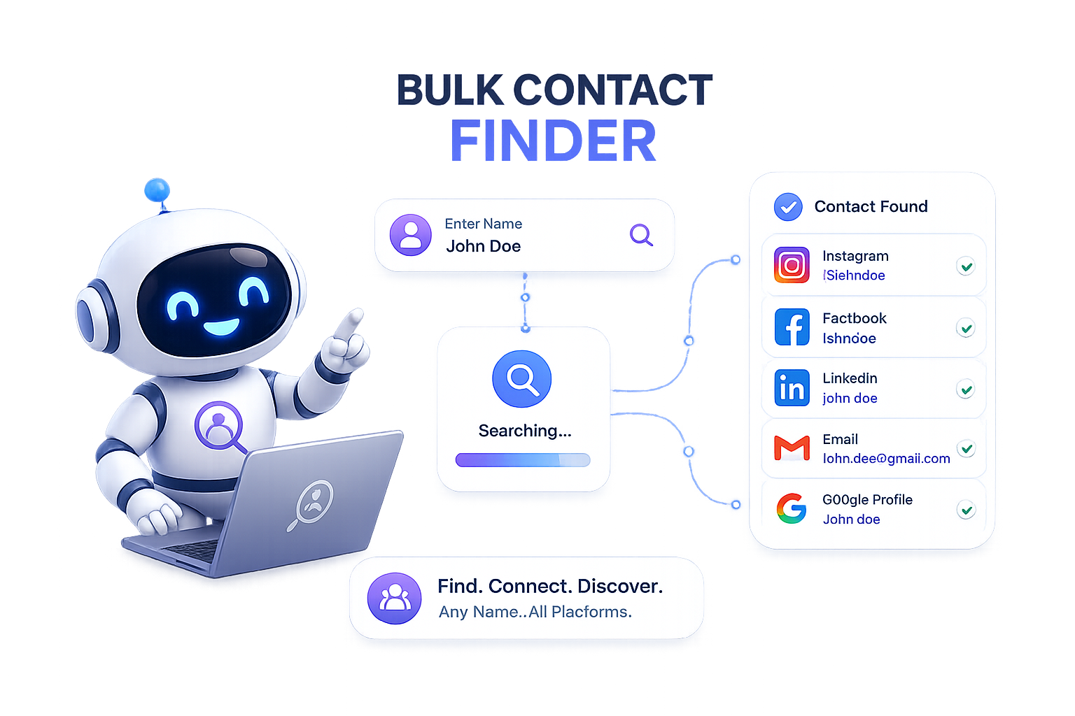 AI bulk content finder assistant