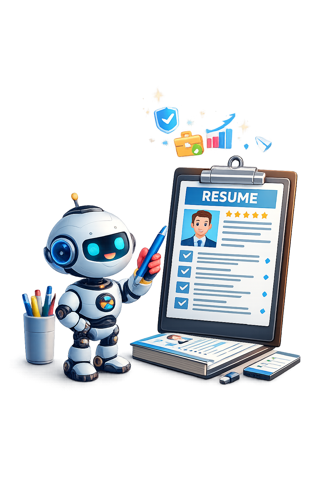 AI resume builder assistant with smart resume card