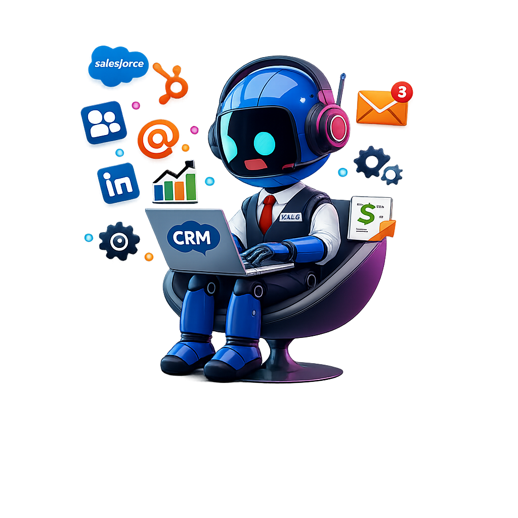 AI sales agent with CRM and integrations