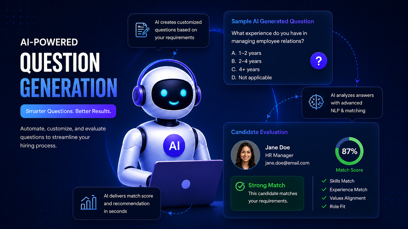 HR automation recruiter pipeline screen