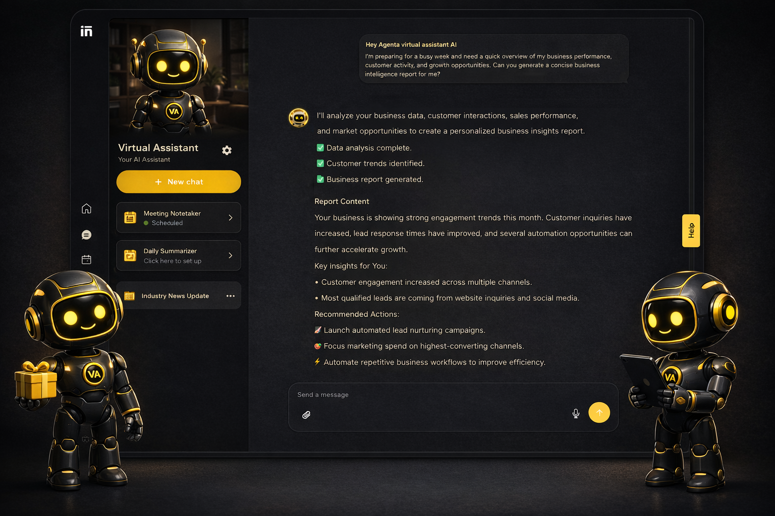 AI English tutor dashboard and lesson screen